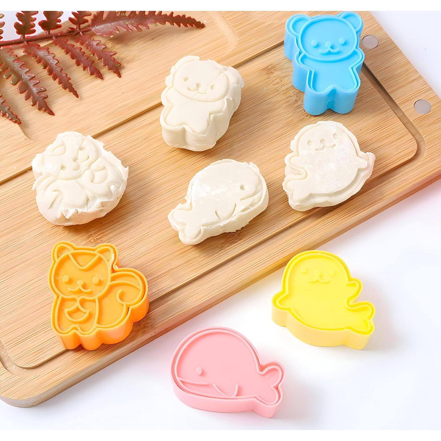 Juego de 7 cortadores de sándwich YOFAN en forma de oso
