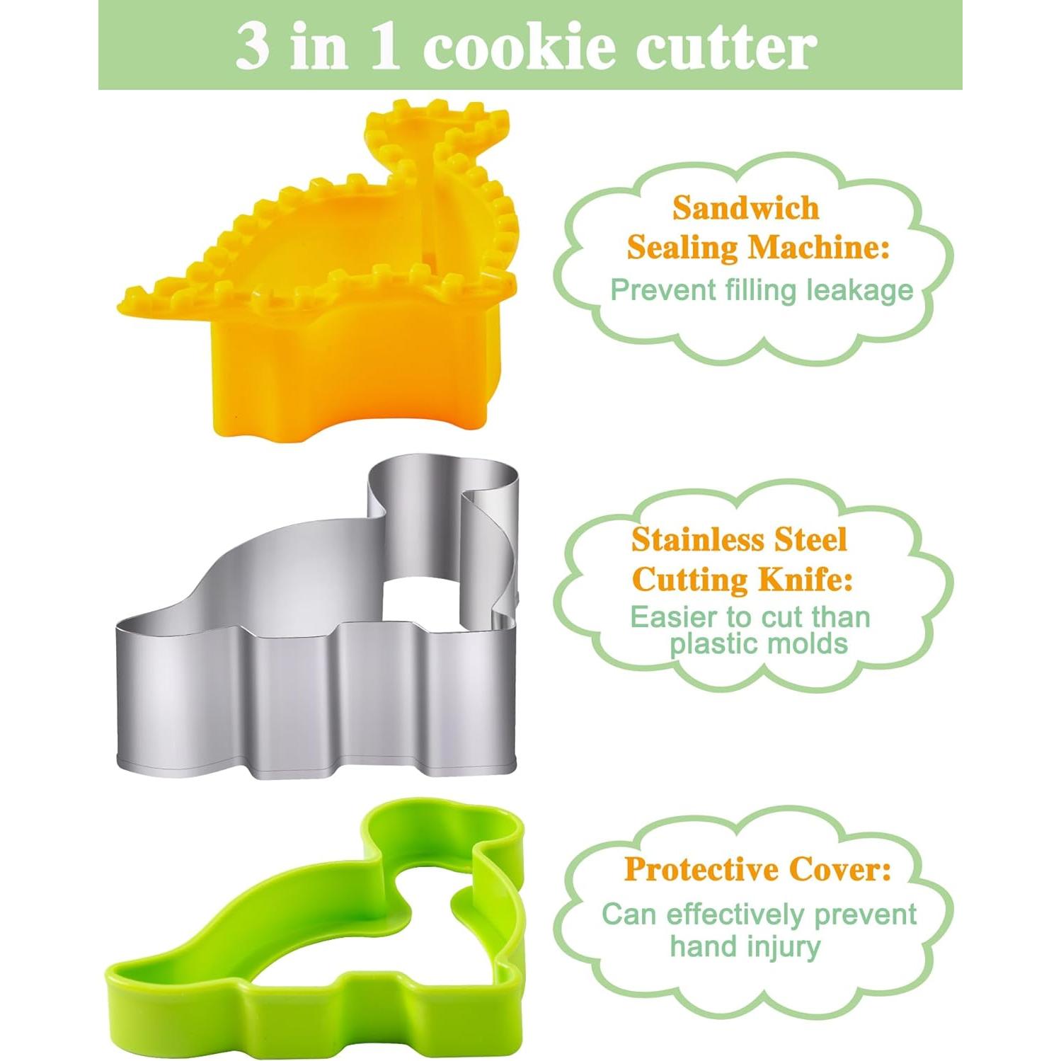 Cortadores de Sándwich para Niños Kimfead 6 Pcs Variados