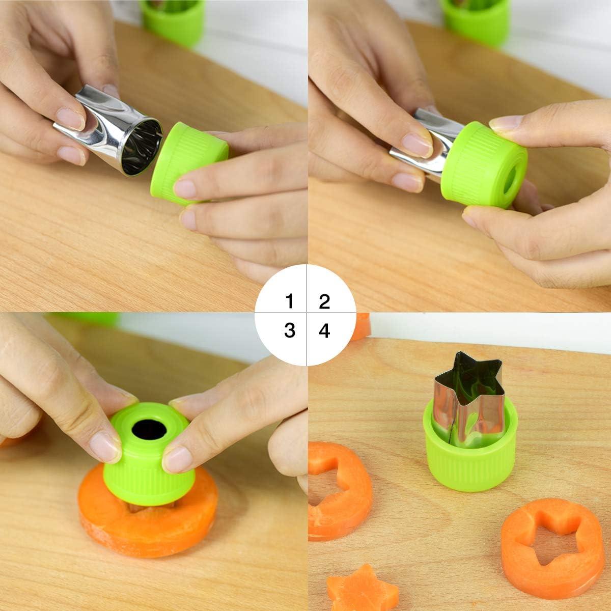 Juego de Cortadores de Sándwich Hhyn 12 Piezas Multicolor