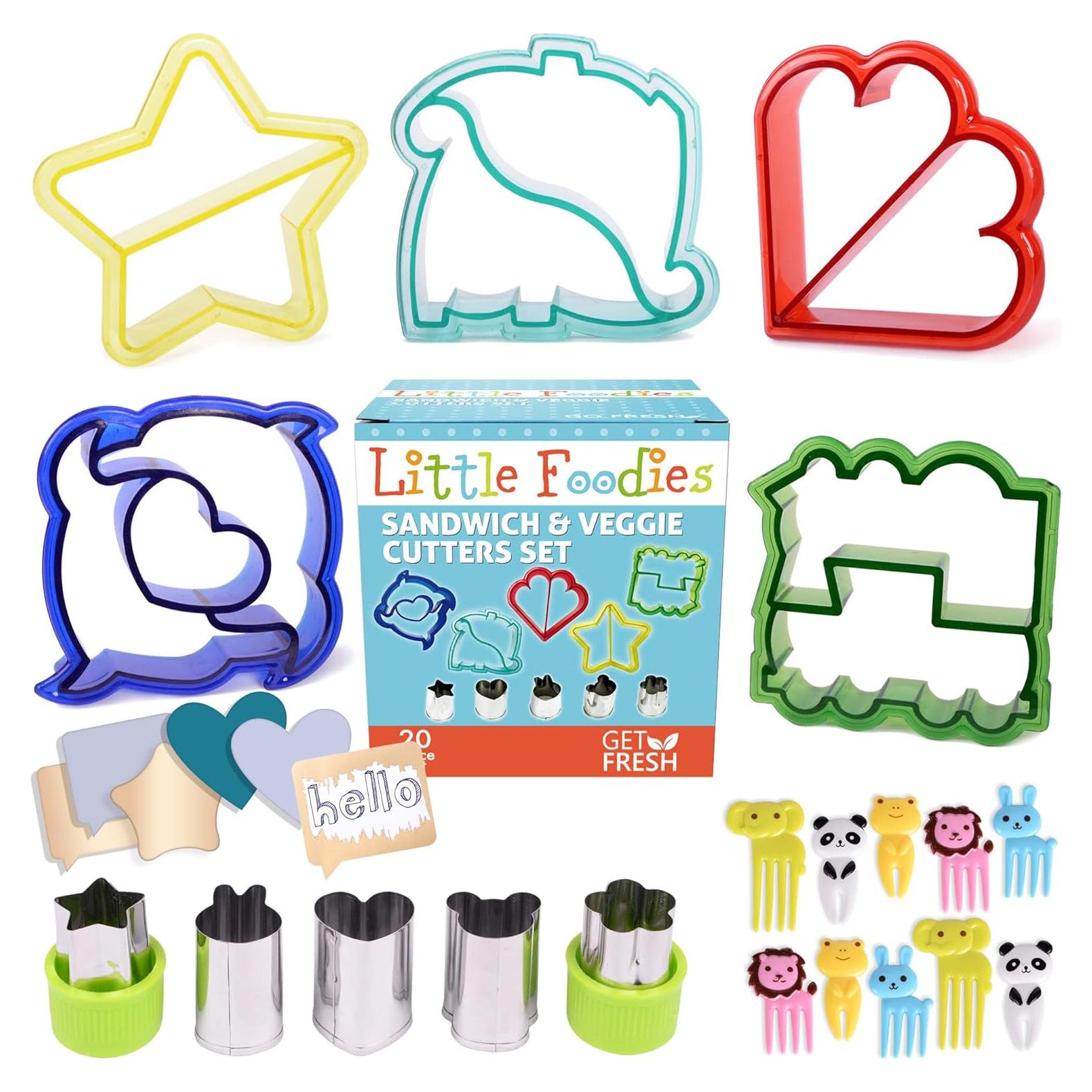 Cortadores de Sándwich GET FRESH, Set 20 Piezas, Diversión