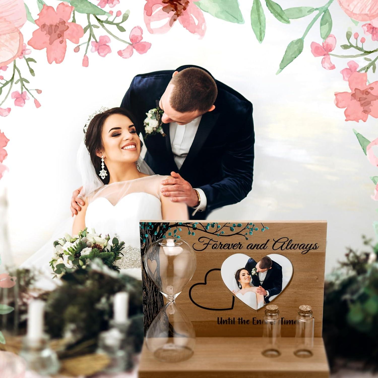 Kit Ceremonia Arena Sliner Reloj 60 Minutos Base Madera