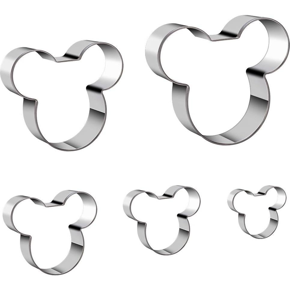 Cortadores de Galletas Mickey Mouse Tmflexe 5 Piezas Acero Inox