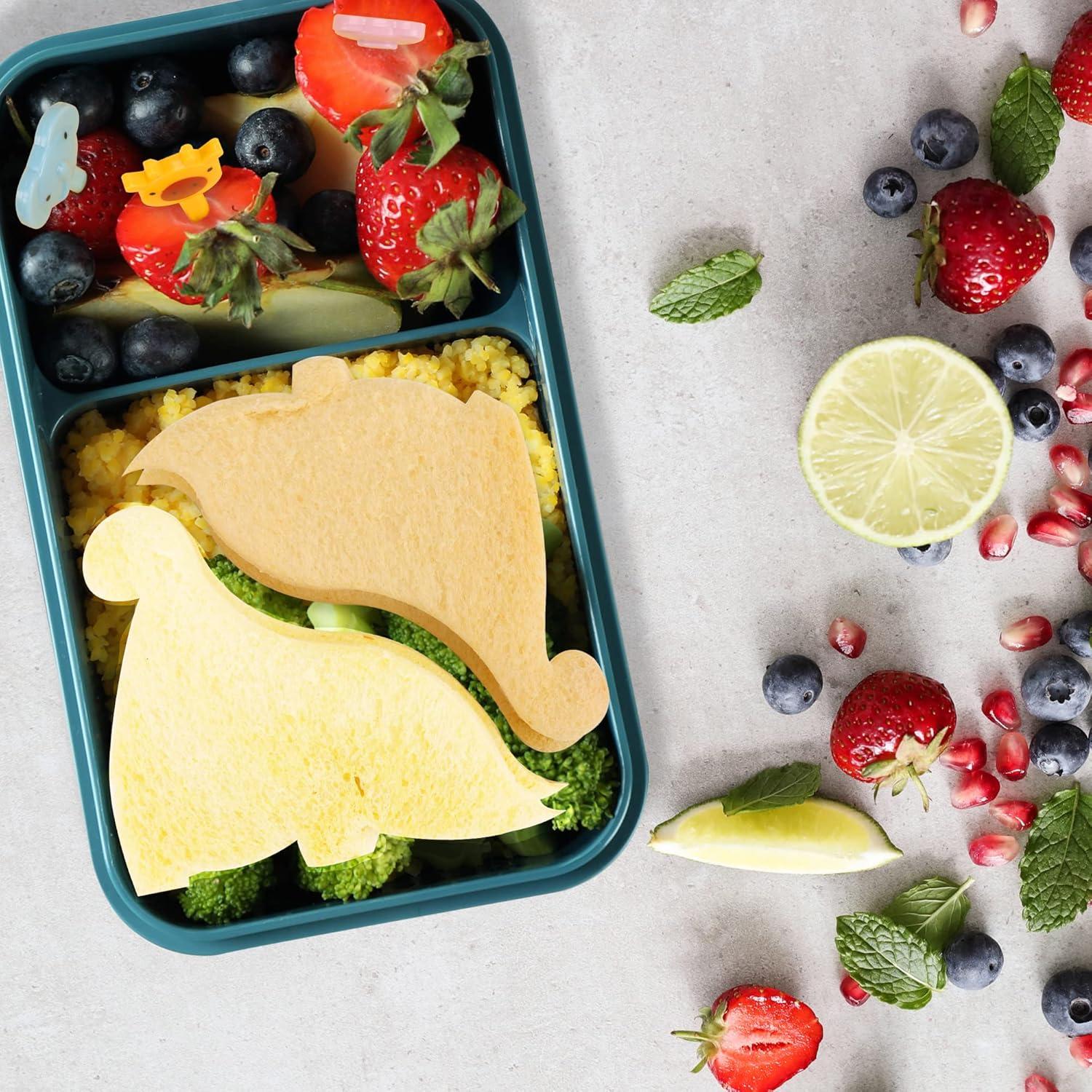 Kit de Cortadores de Sándwich FUNGYAND - 10 Cortadores, 4 Frutas, 25 Palillos