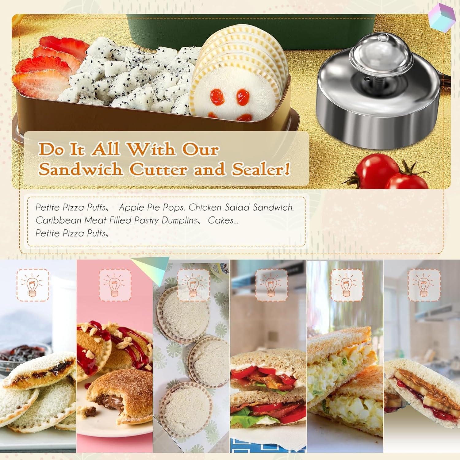 Cortador de Sándwich Areisal Acero Inoxidable 304 10.9x9.4cm