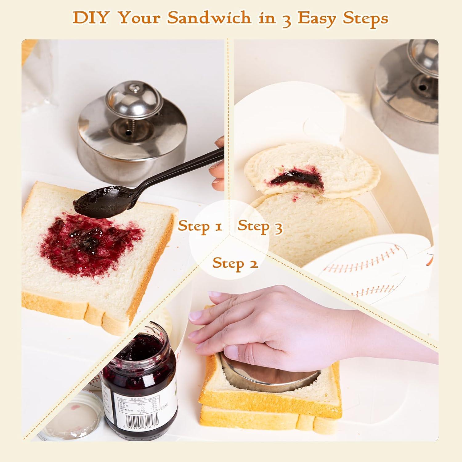 Cortador de Sándwich Areisal Acero Inoxidable 304 10.9x9.4cm