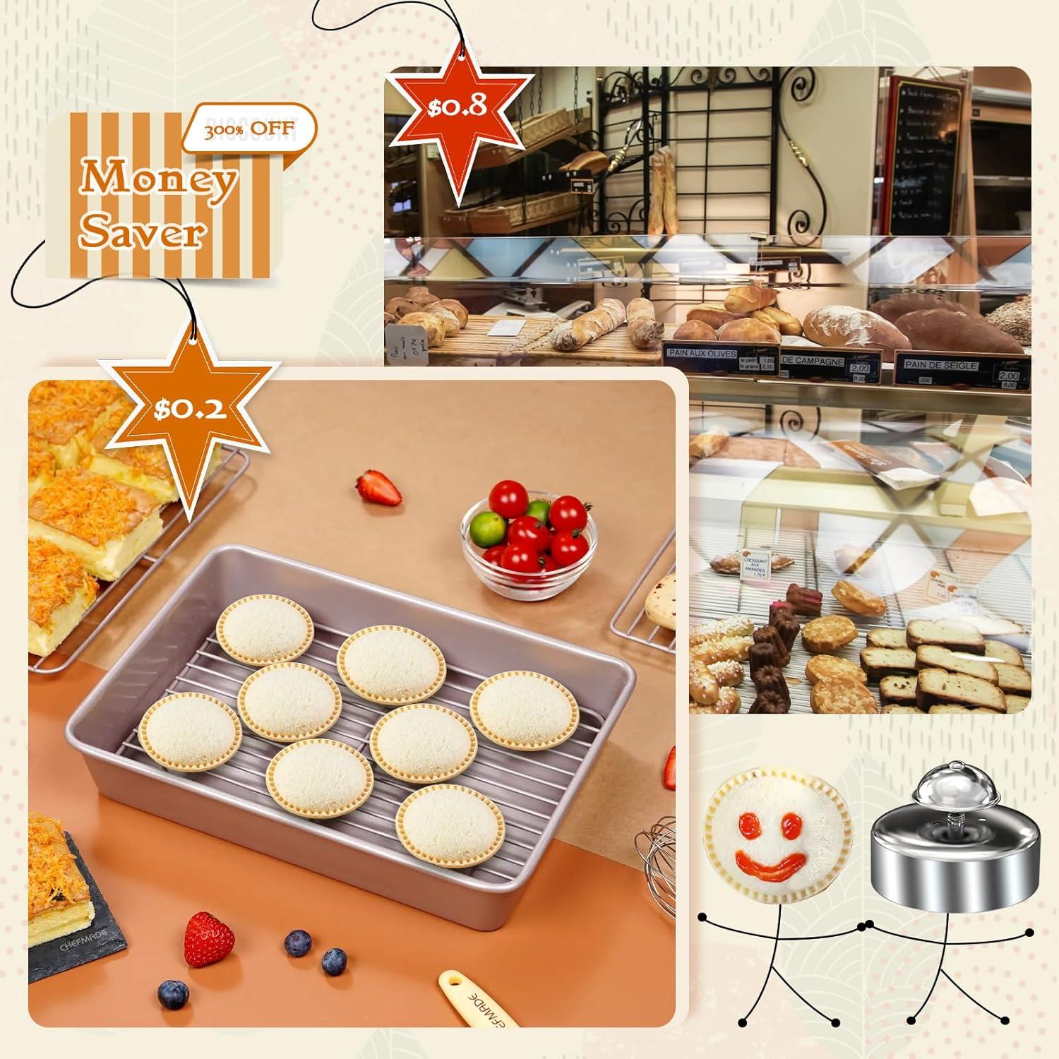 Cortador de Sándwich Areisal Acero Inoxidable 304 10.9x9.4cm