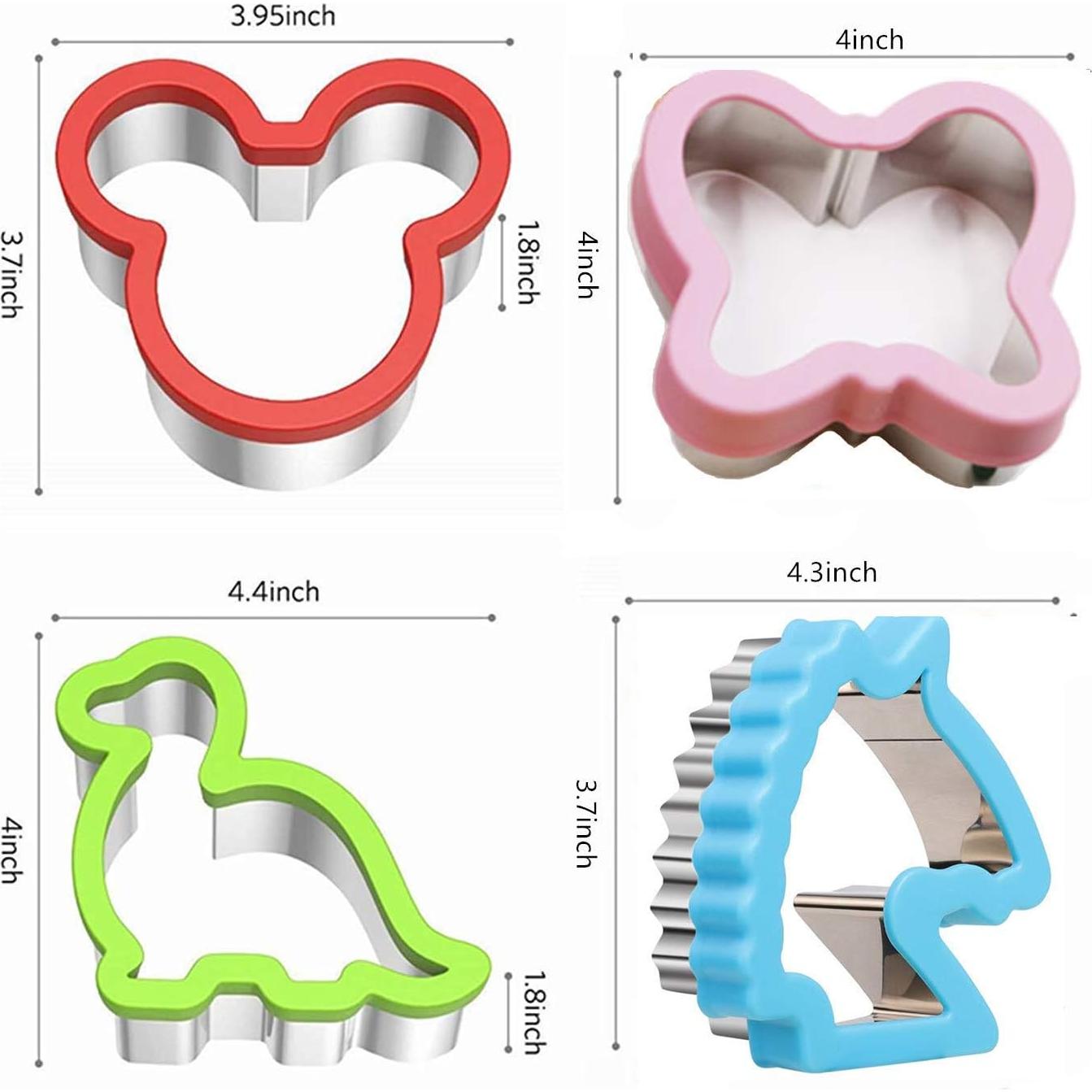 Juego de Cortadores de Sándwich HiHITAOO 13 Piezas Animales