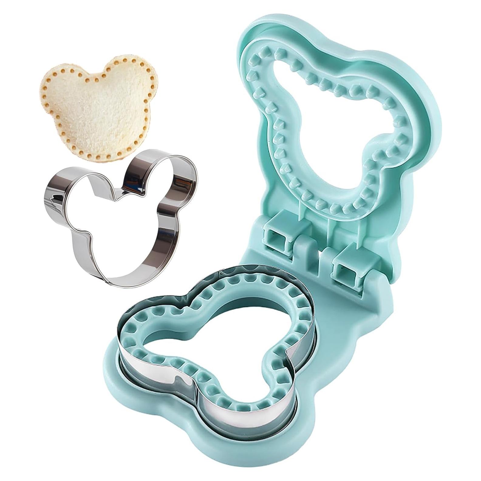 Cortador y Sellador de Sándwich RHVQ Ratón Azul 2-en-1