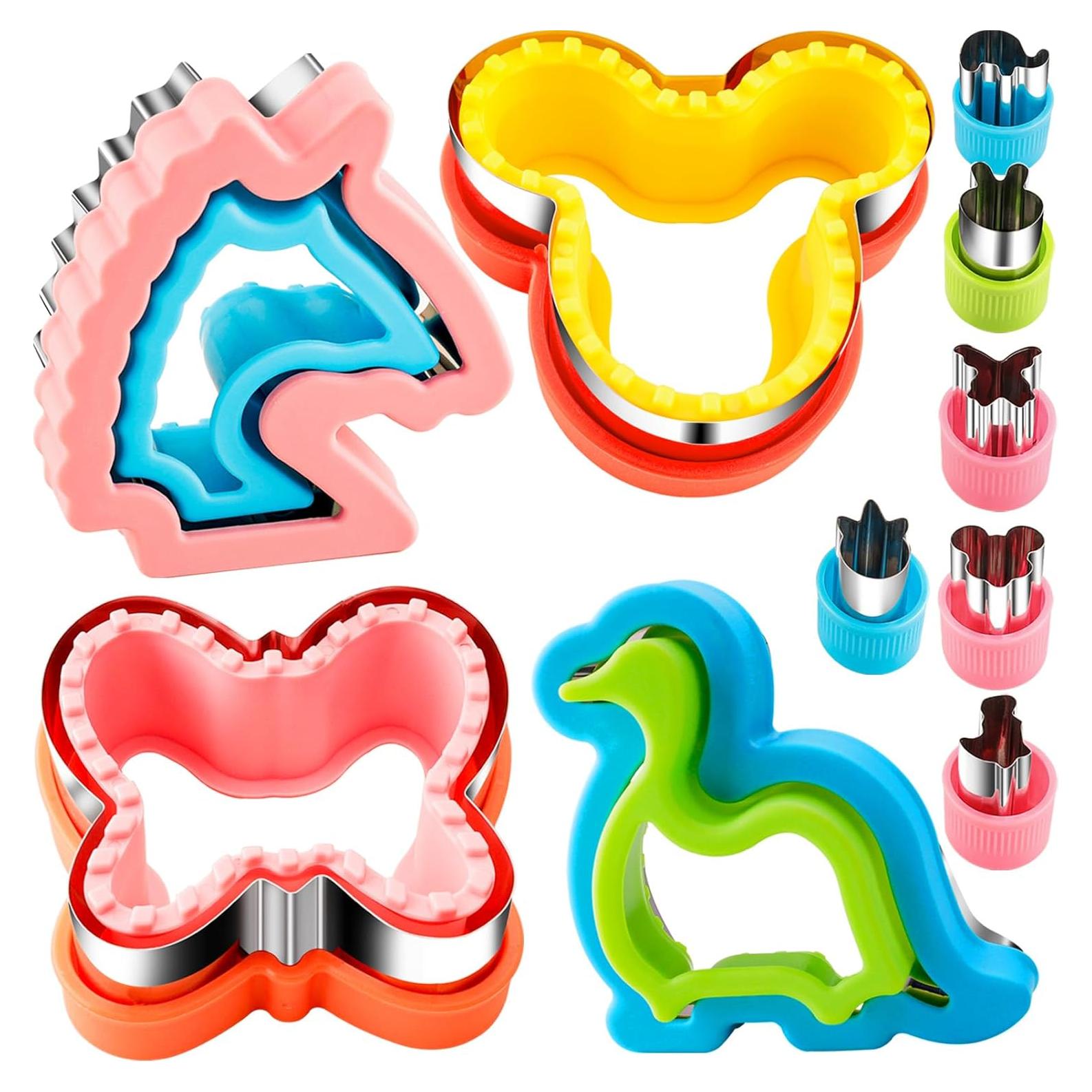 Cortadores de Sándwiches HiHITAOO 10PCS Multicolor