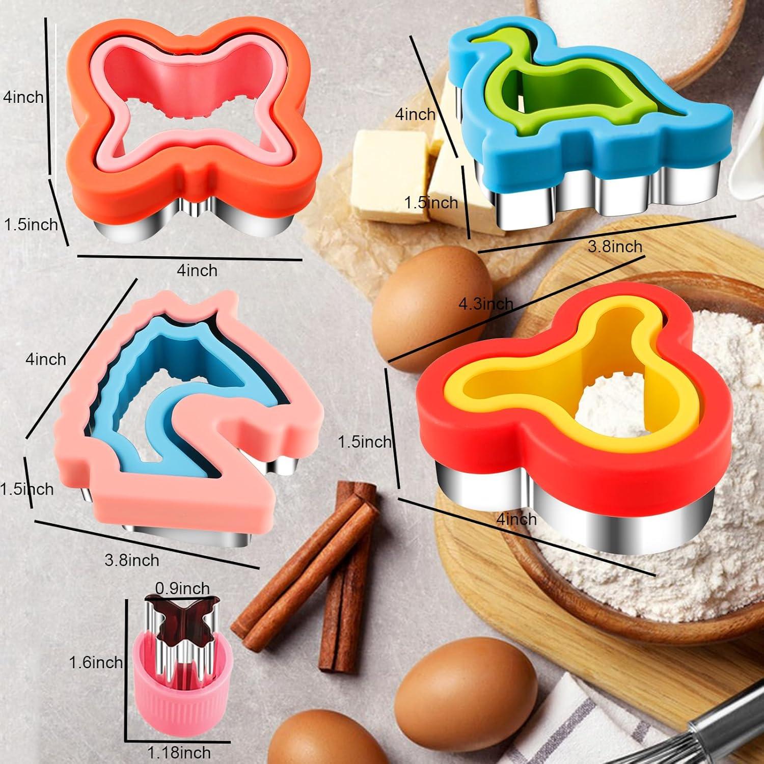Cortadores de Sándwiches HiHITAOO 10PCS Multicolor