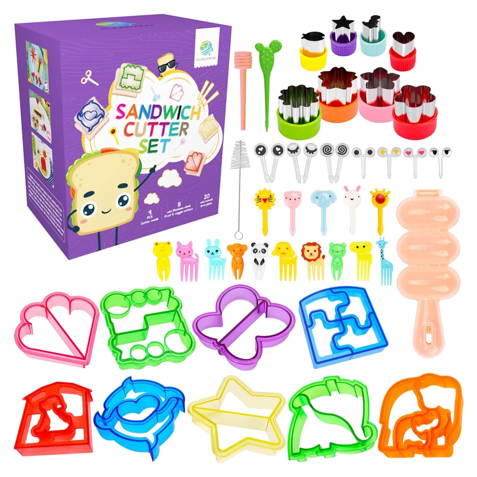 Juego de Cortadores de Sándwich FUNGYAND 45 en 1 para Bento