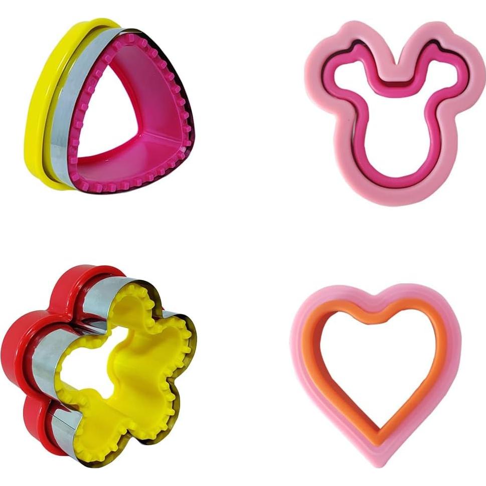 Juego de 4 Cortadores y Selladores de Sándwich Aoerfes