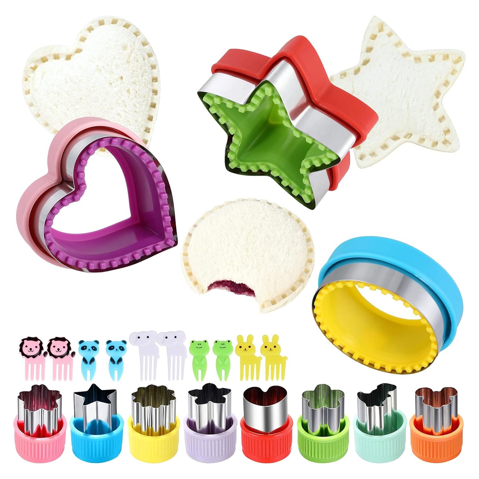 Cortador y Sellador de Sándwich MUYIYAMEI 3 Piezas + 8 Cortadores