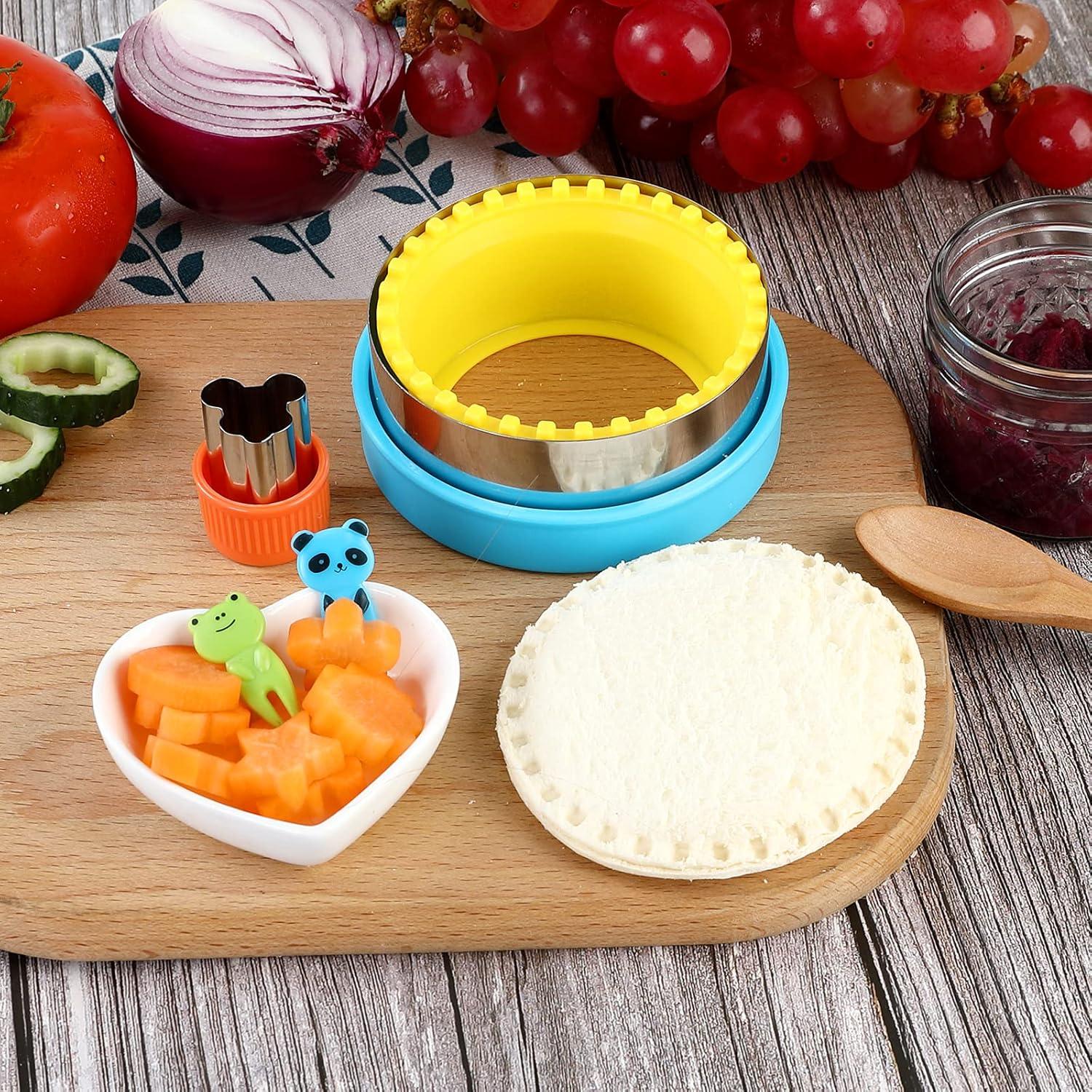 Cortador y Sellador de Sándwich MUYIYAMEI 3 Piezas + 8 Cortadores