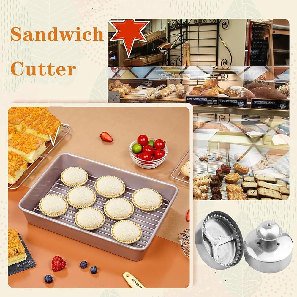Cortador de Sándwich IRISFLY Acero Inoxidable 9.5cm Redondo