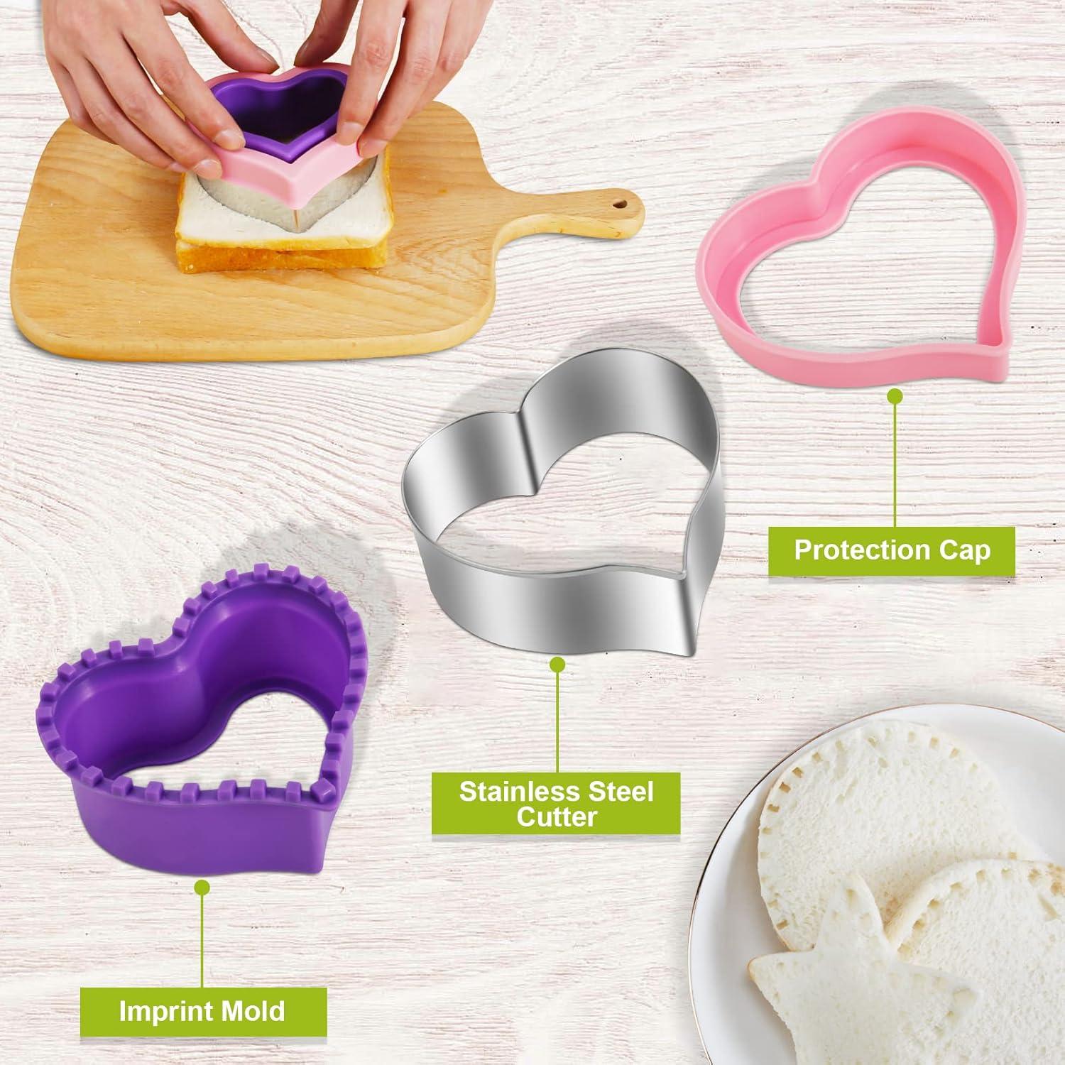 Juego de Cortadores de Sándwich 34pcs TAOUNOA - Animales y Formas