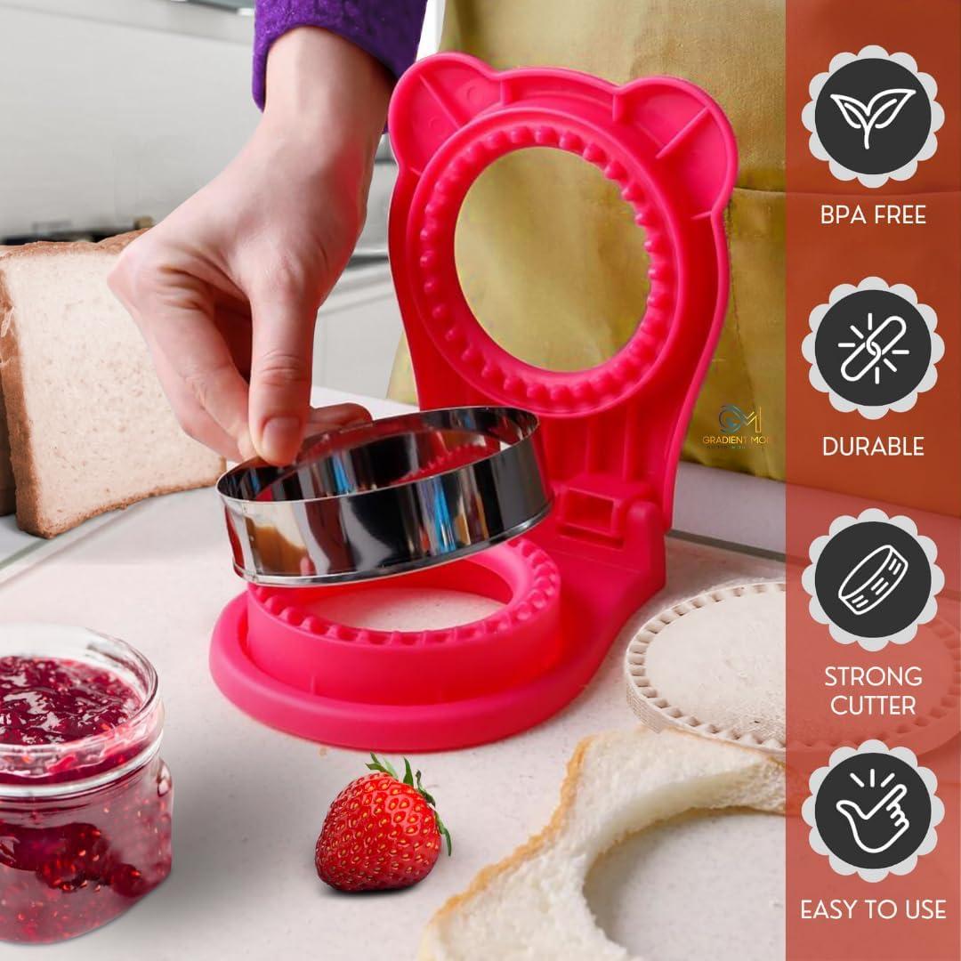 Cortador y Sellador de Sándwiches Gradient Mode Rosa