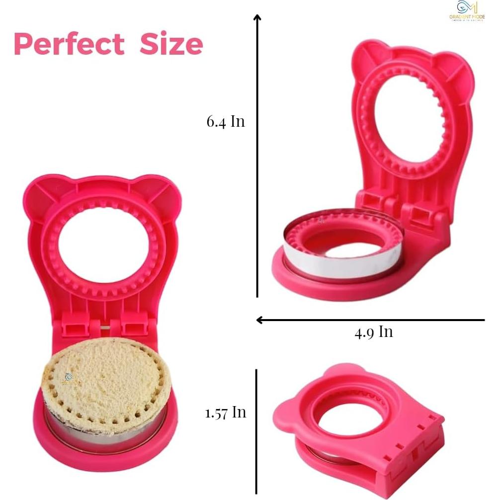 Cortador y Sellador de Sándwiches Gradient Mode Rosa