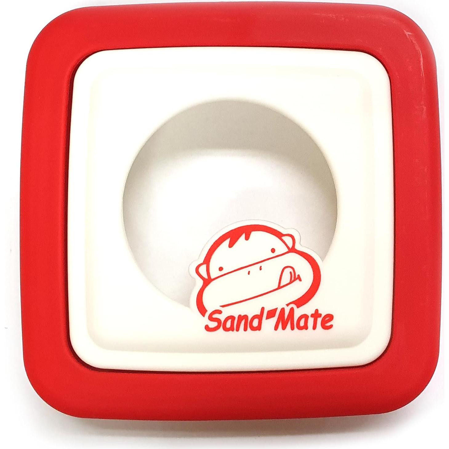 Cortador y Sellador de Sándwiches DEAD SKIN Rojo 10x10 cm