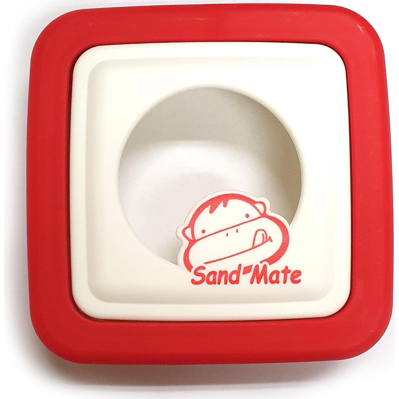 Cortador y Sellador de Sándwiches DEAD SKIN Rojo 10x10 cm