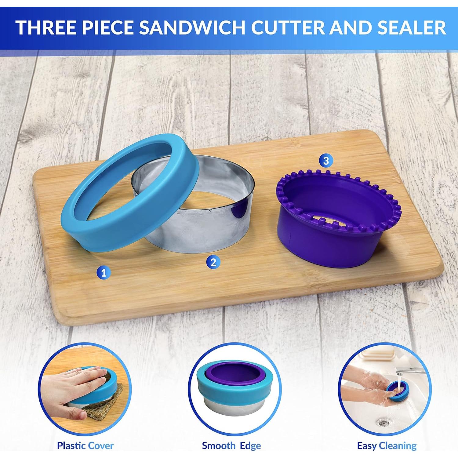 Cortador y Sellador de Sándwiches Lacunas Acero Inoxidable