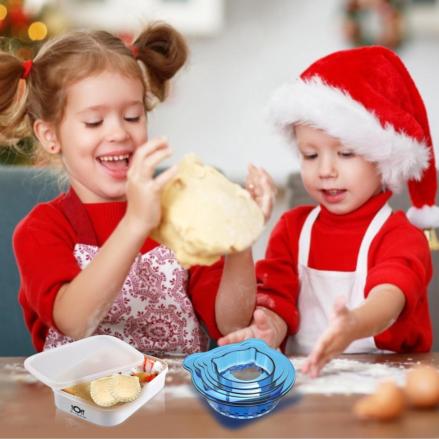 Cortador y Sellador de Sándwich YUMKT Oso Azul 5 Piezas