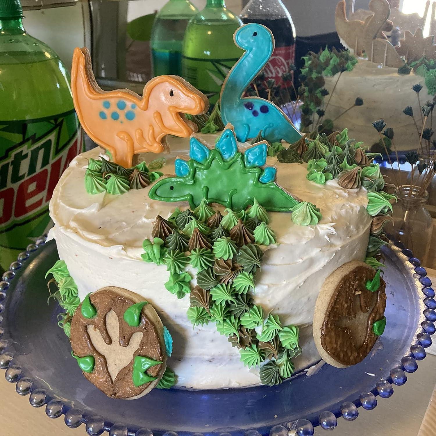 Juego de Cortadores de Galletas Dinosaurios LUBTOSMN 7 Piezas