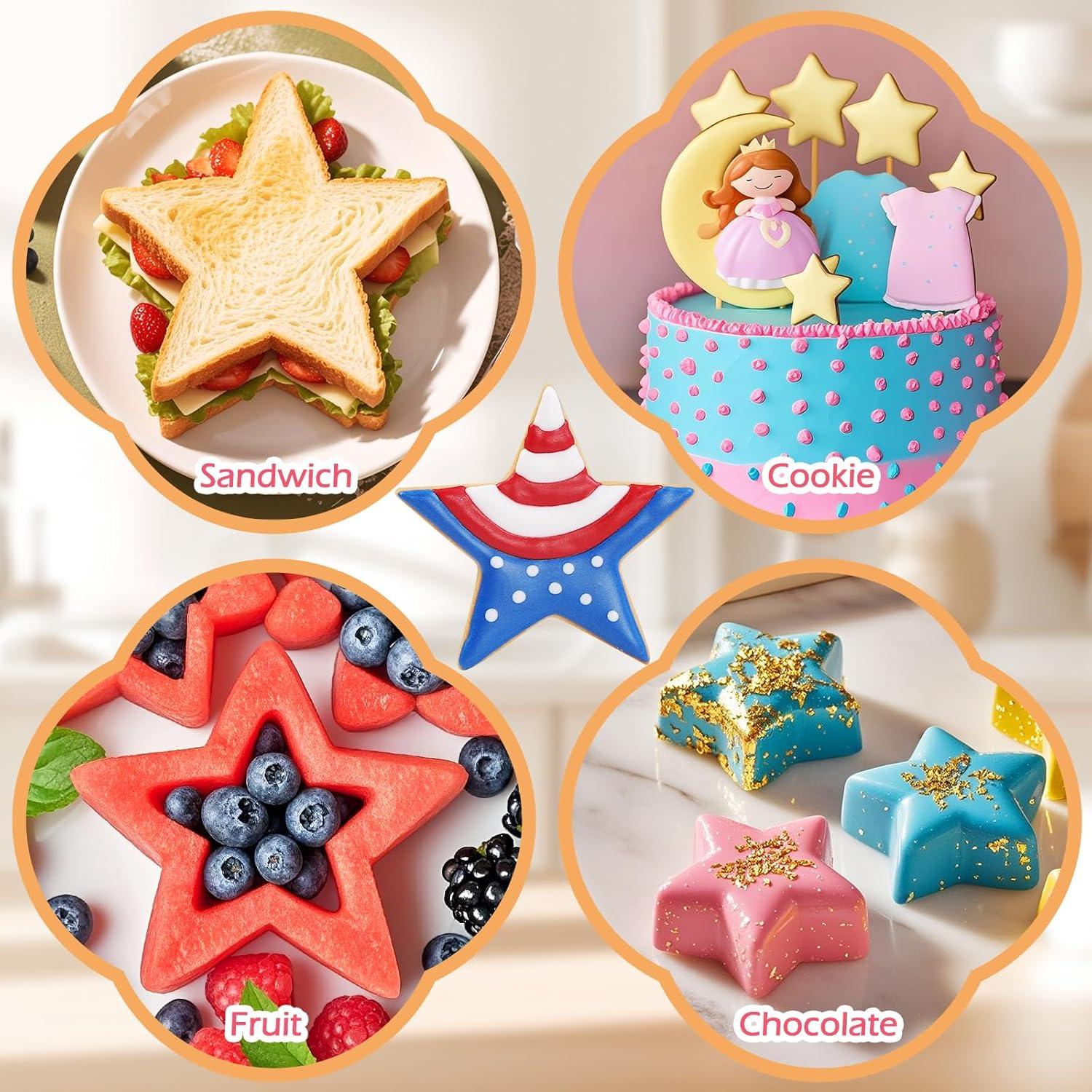 Juego de Cortadores de Galletas Estrella 7 Piezas BakingWorld