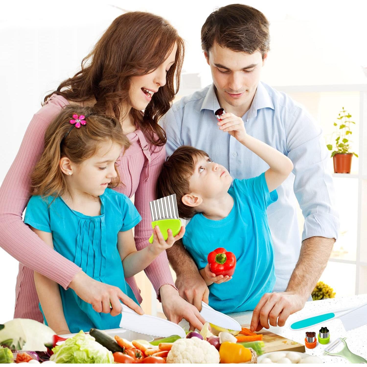 Juego de cuchillos para niños TAORISH 9 piezas seguro