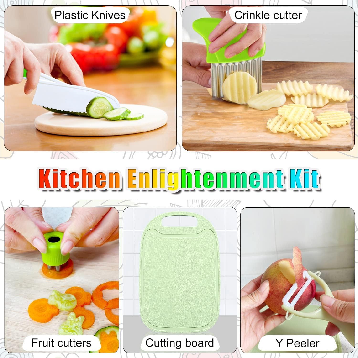 Juego de cuchillos para niños TAORISH 9 piezas seguro