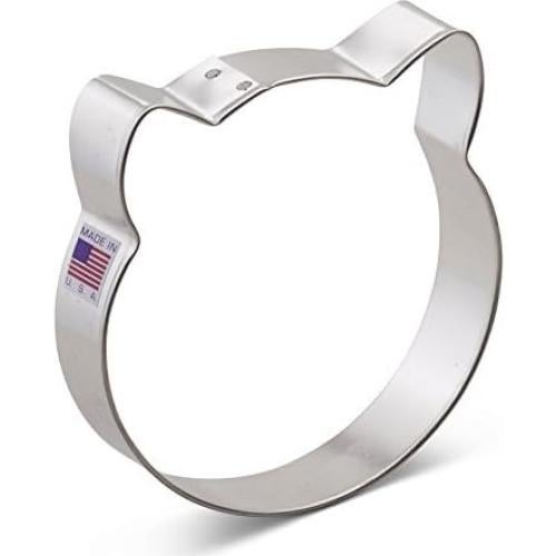 Cortador de Galletas Ann Clark Cara de Gato 10,16 cm Acero