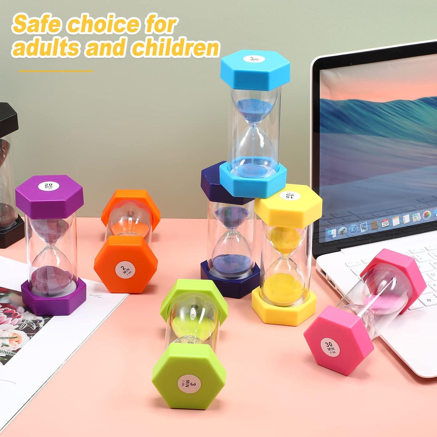 Juego de Relojes de Arena Yunsailing 9 Colores 1-60 Minutos