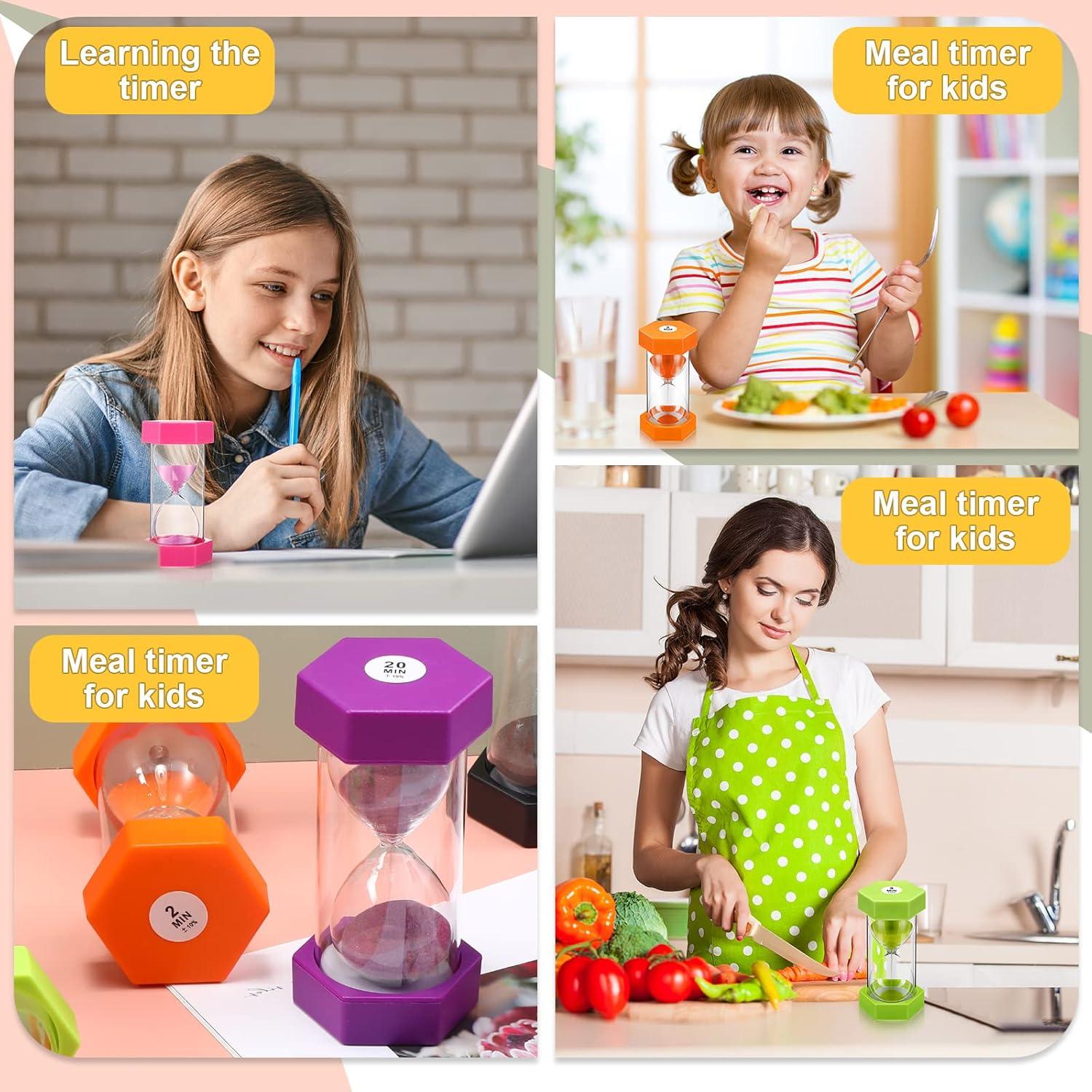 Juego de Relojes de Arena Yunsailing 9 Colores 1-60 Minutos