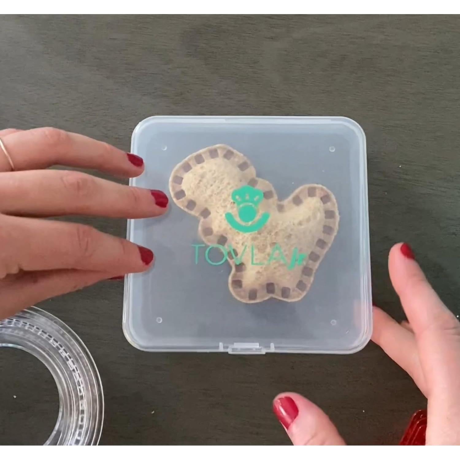 Juego de Cortadores de Sándwich Tovla Jr. 4 Formas + Soporte