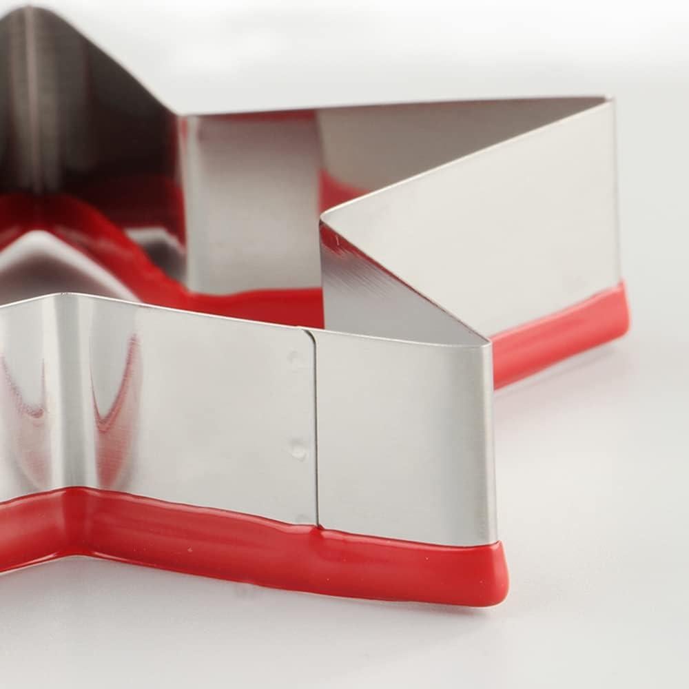 Juego de Cortadores de Galletas Estrella RUNHUAPPY 3 Piezas