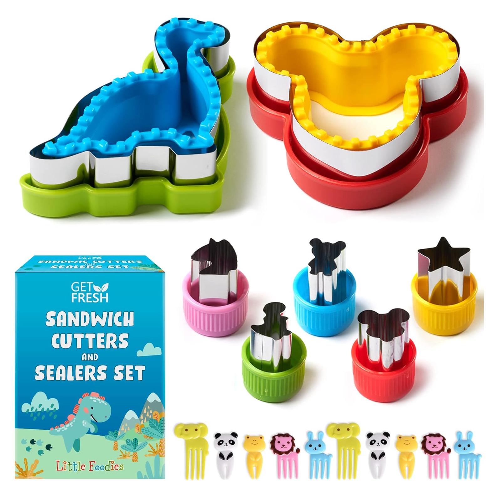 Set de Cortadores y Selladores de Sándwich GET FRESH 17 Piezas