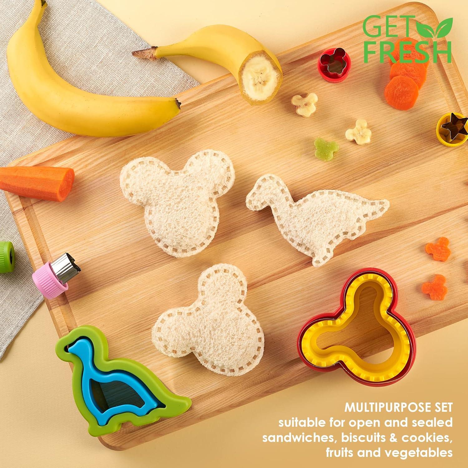 Set de Cortadores y Selladores de Sándwich GET FRESH 17 Piezas