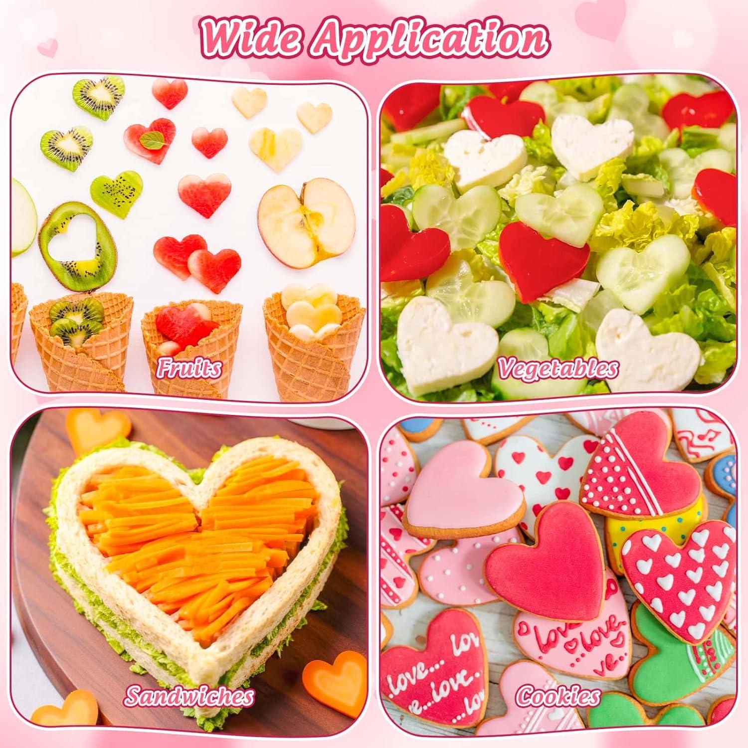 Juego de Cortadores de Galletas Corazón 19 Pcs Lezmarket