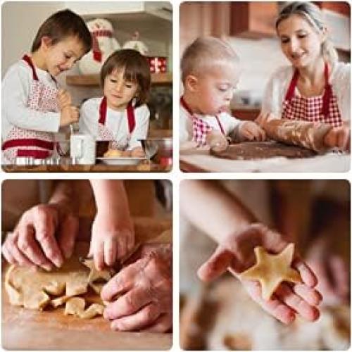 Cortadores de Galletas Mickey ZADE - Acero Inoxidable 8 Pcs