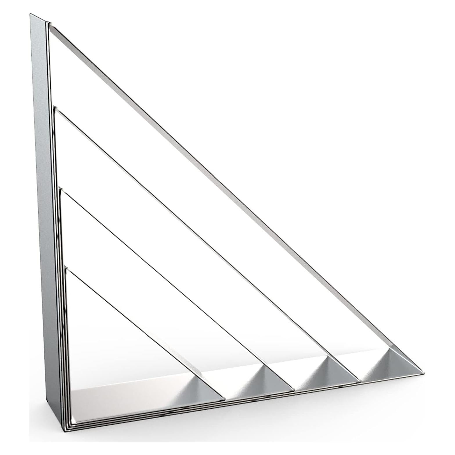 Juego de cortadores de galletas QAAQS triángulo 4 piezas