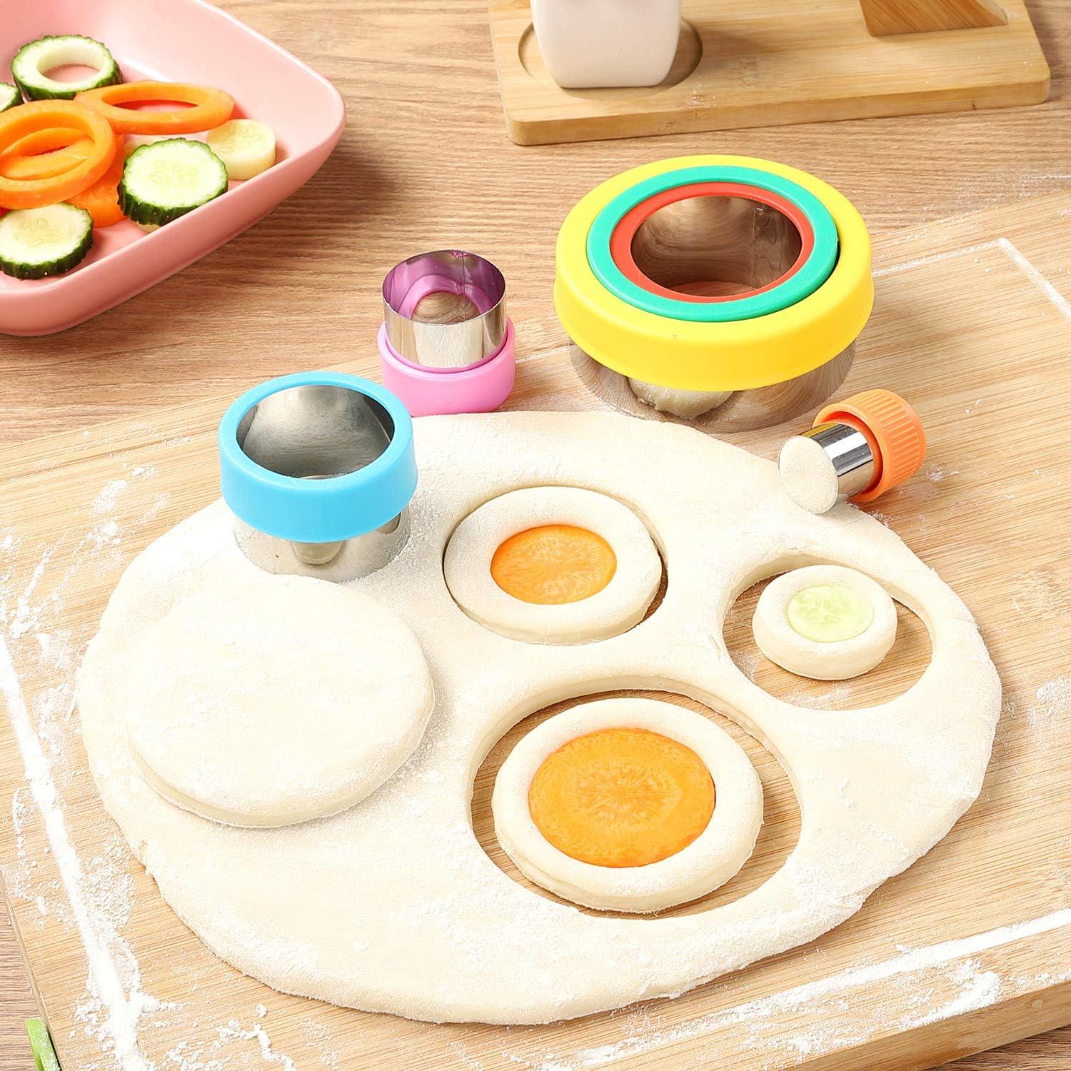 Juego de Cortadores de Galletas Redondos Magigift - 6 Piezas