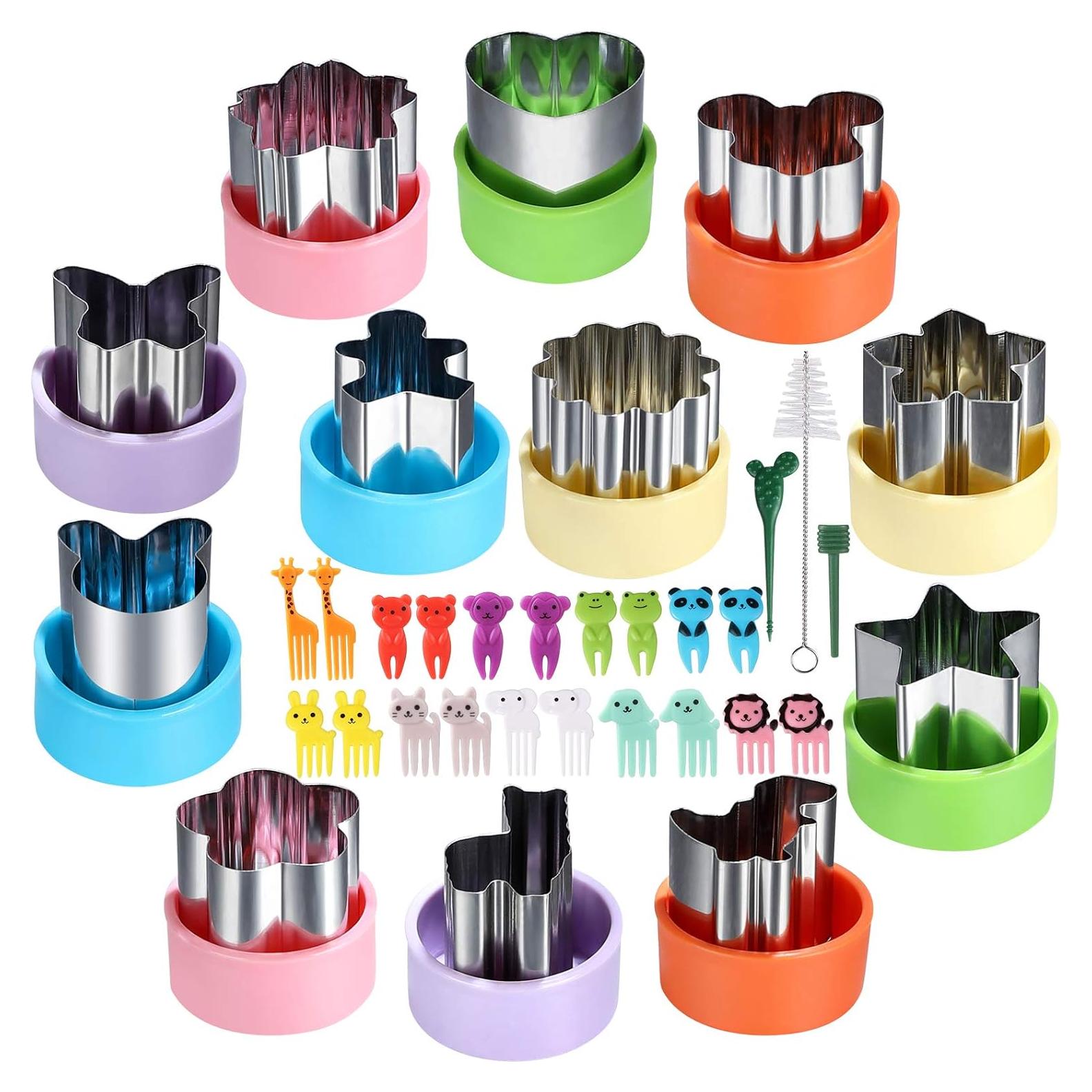 Set 12 Cortadores de Galletas FIRETREESILVERFLOWER 3.81 cm