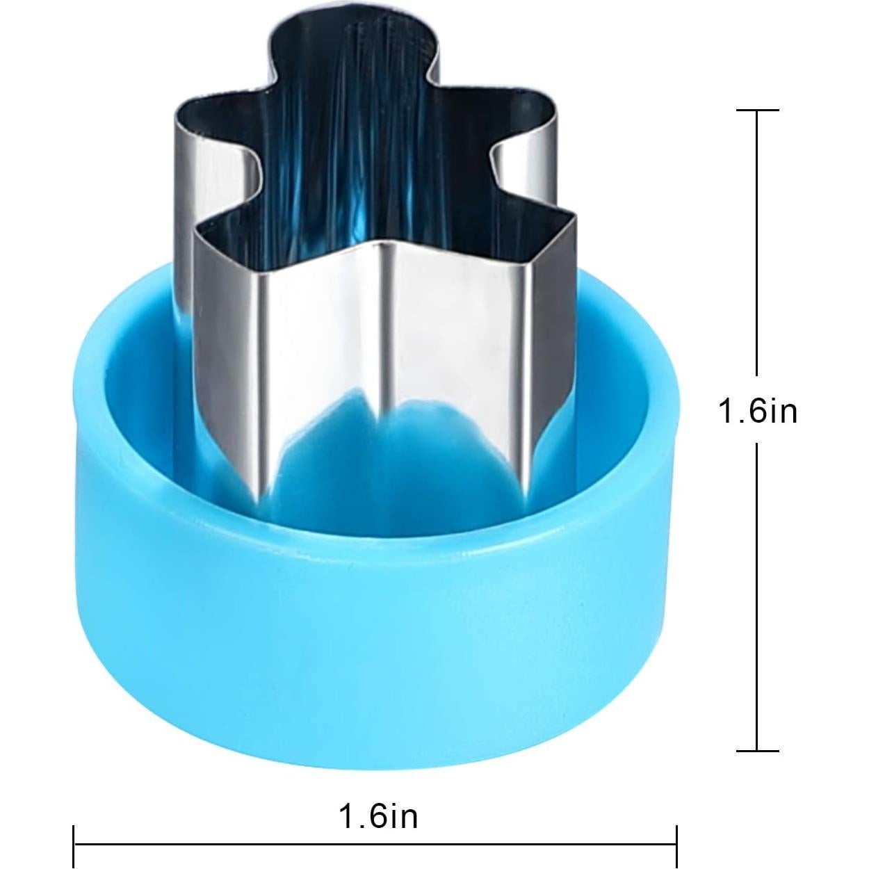 Set 12 Cortadores de Galletas FIRETREESILVERFLOWER 3.81 cm