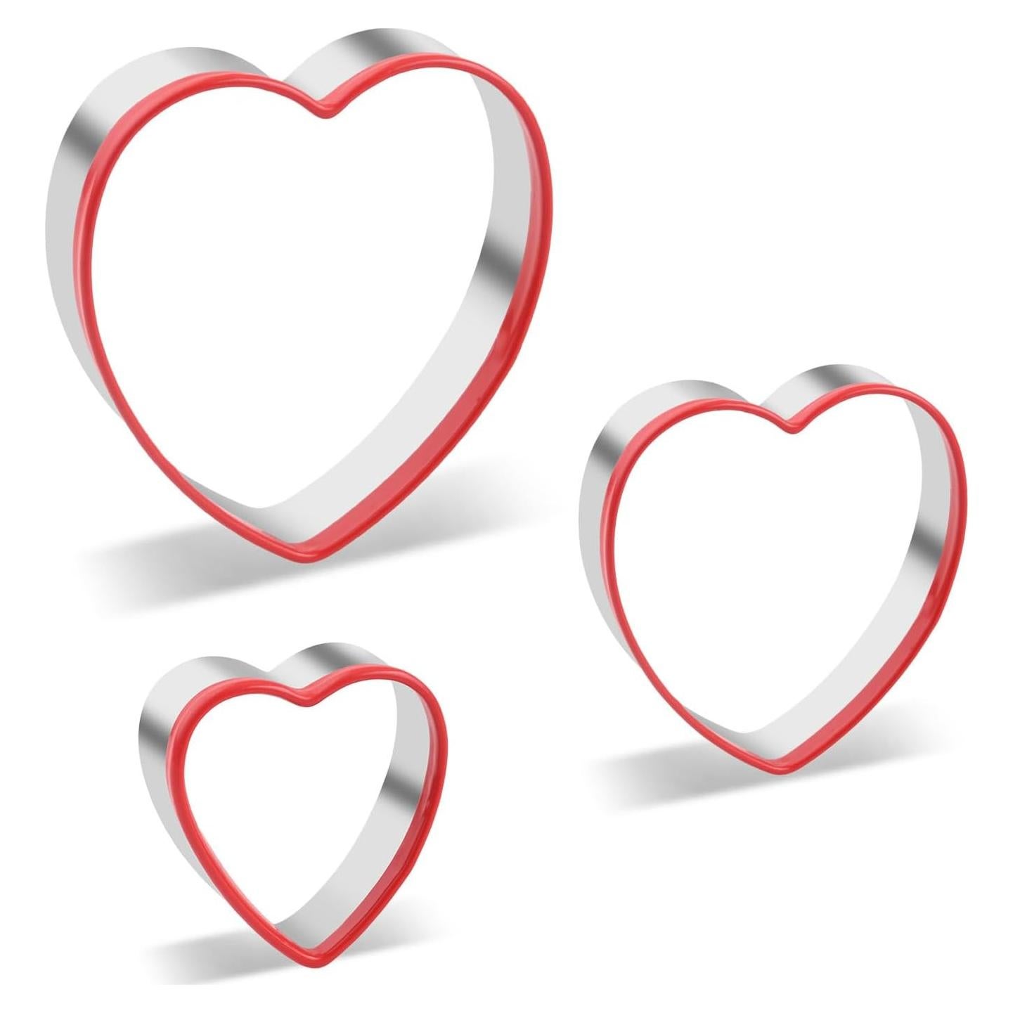 Cortadores de Galletas Corazón Apokney Set de 3