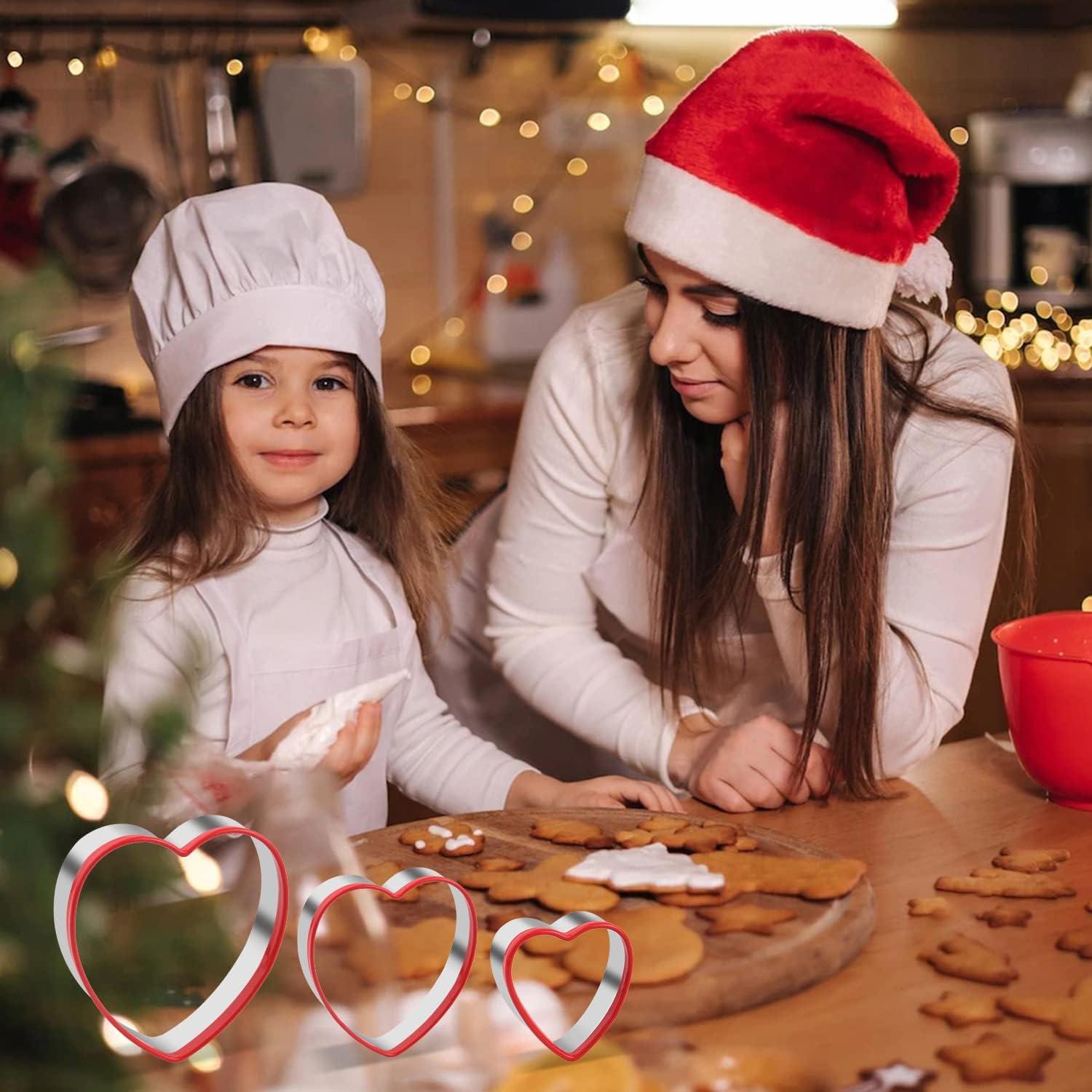 Cortadores de Galletas Corazón Apokney Set de 3