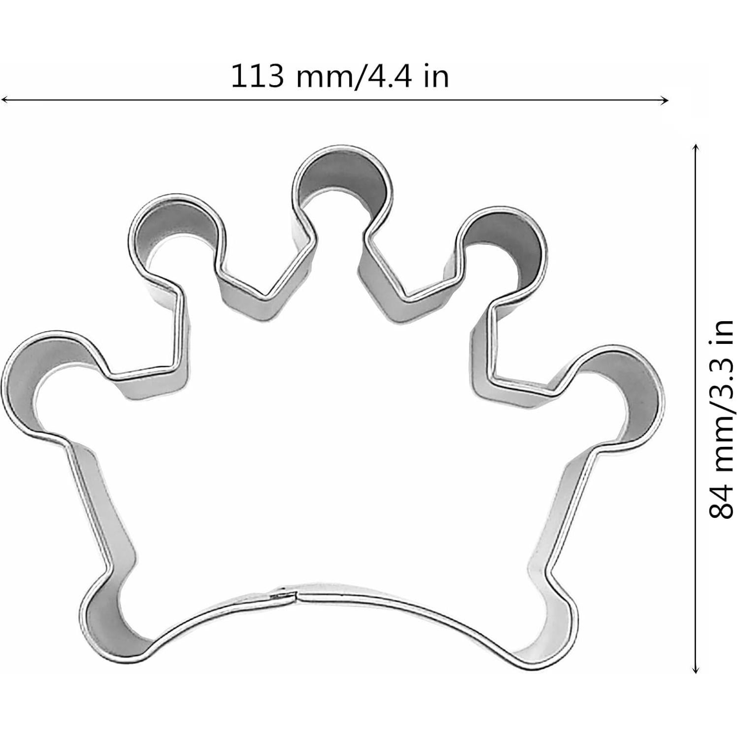 Cortador de Galletas Corona Grande Comais Acero Inoxidable