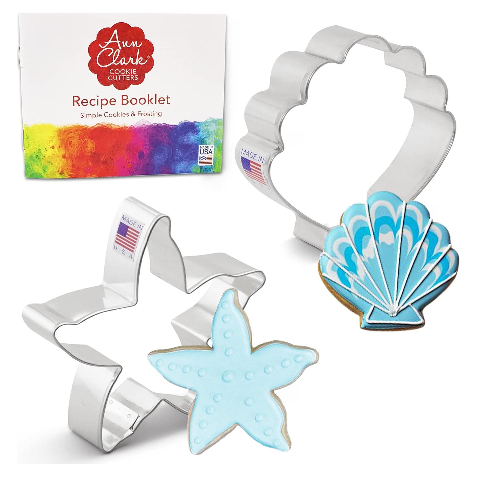 Juego de Cortadores de Galletas Ann Clark Playa 2 Piezas