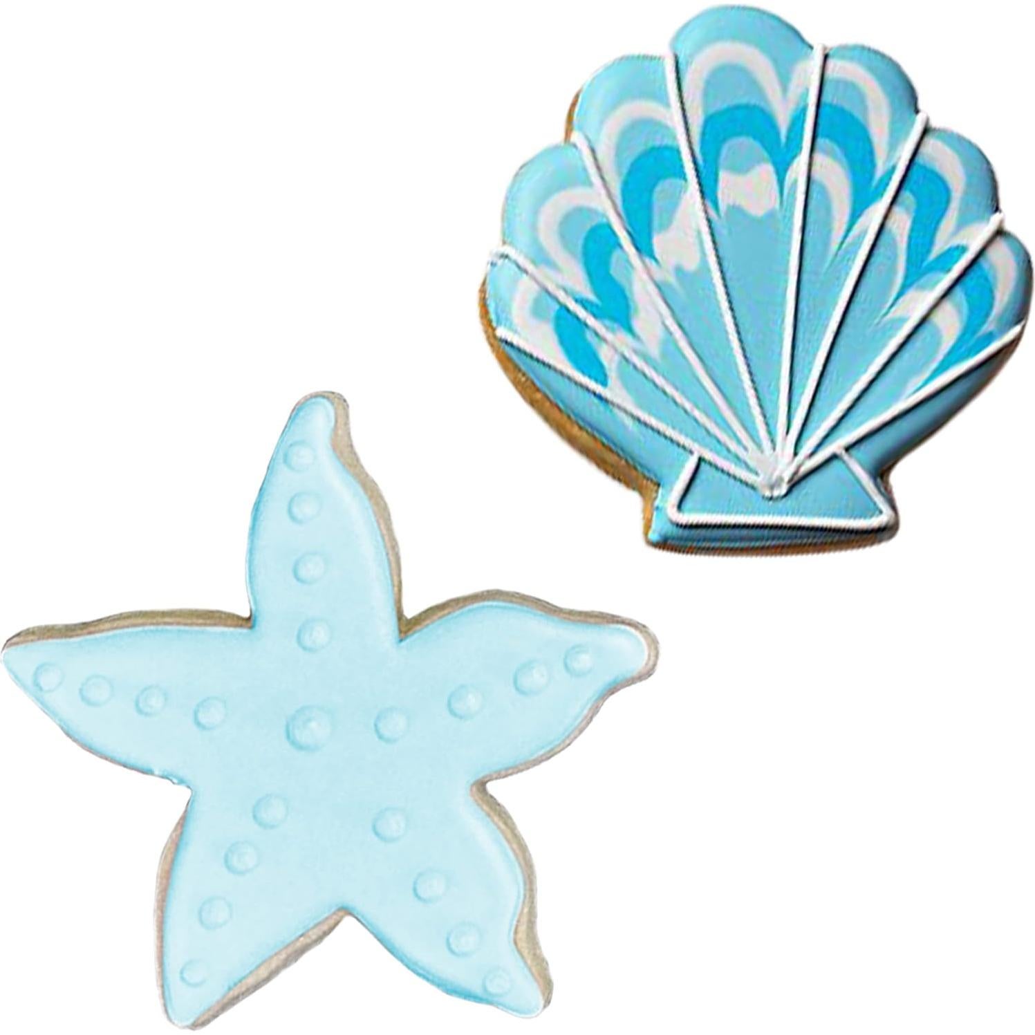 Juego de Cortadores de Galletas Ann Clark Playa 2 Piezas