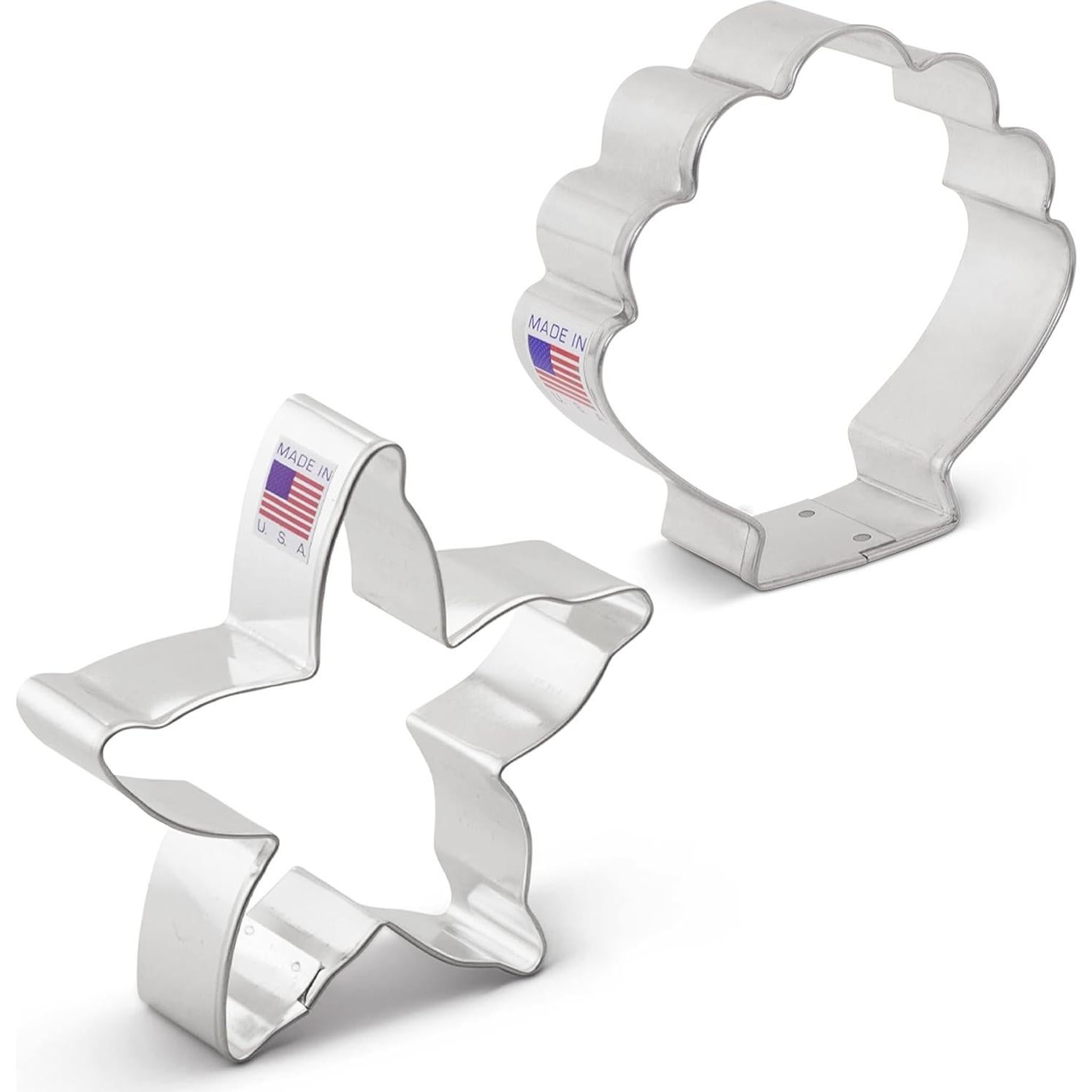 Juego de Cortadores de Galletas Ann Clark Playa 2 Piezas