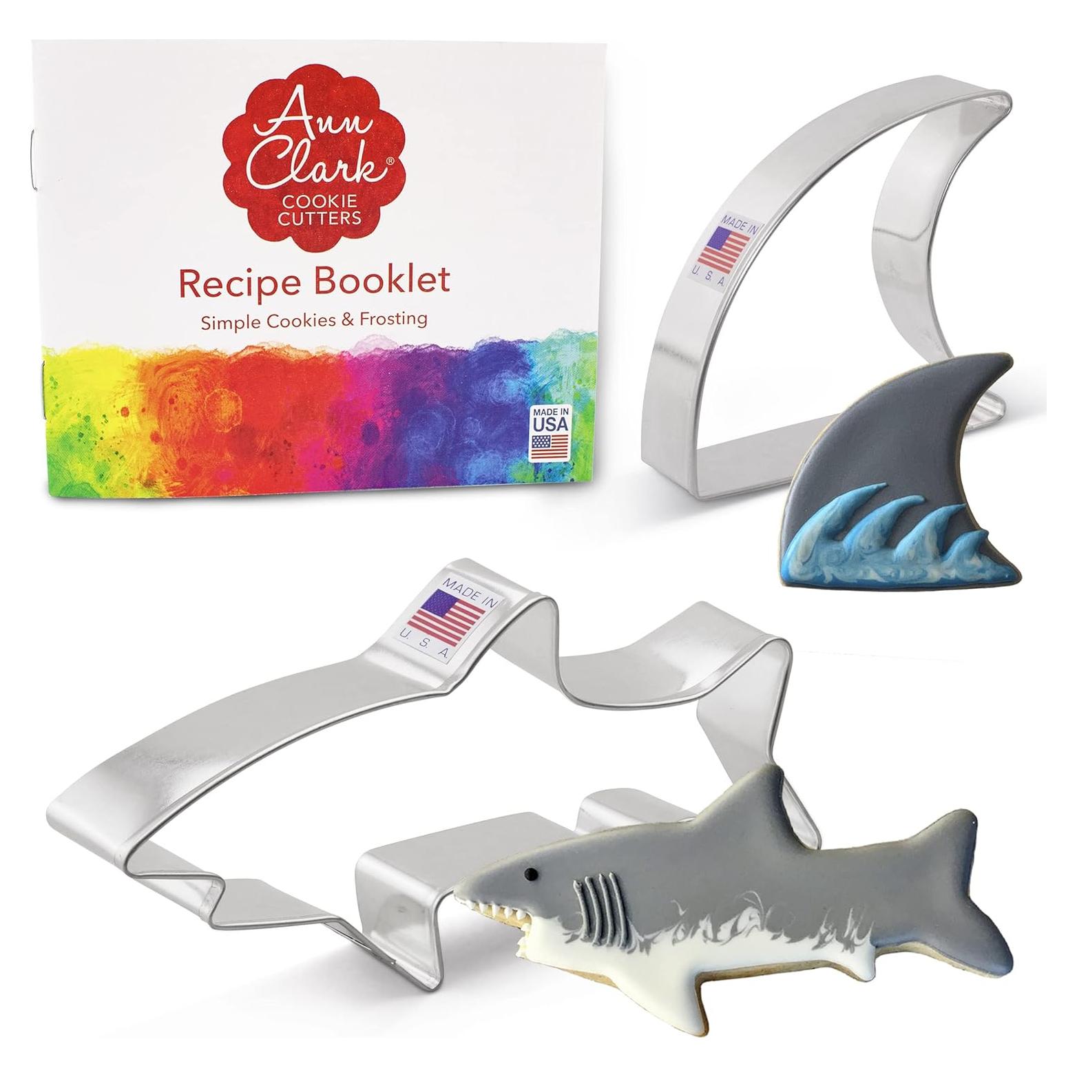 Cortadores de Galletas Tiburón Ann Clark Set 2 Piezas